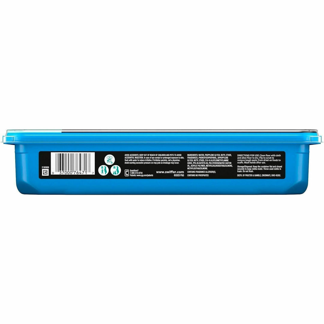 Image of Swiffer 76471CT Sweeper HvyDty Mop Cloths, Gain Original Scent, Heavy Duty, Blue, 10 Cloths/Pack, 6 / Carton