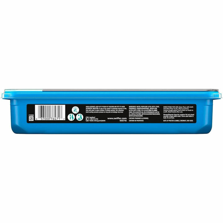 Image of Swiffer 76471CT Sweeper HvyDty Mop Cloths, Gain Original Scent, Heavy Duty, Blue, 10 Cloths/Pack, 6 / Carton