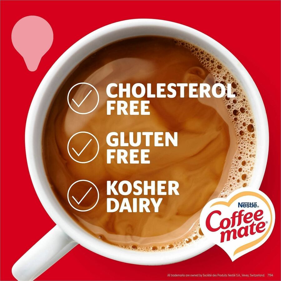 Image of Coffee mate 40283 Liquid Creamer Singles, Original, Hazelnut, Italian Sweet Creme, Vanilla Caramel Flavor, 1 Serving, 1 Carton