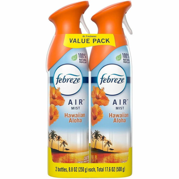 Image of Febreze 17342 Air Effects Air Freshener, Spray, 8.8 fl oz (0.3 quart), Hawaiian Aloha, Odor Neutralizer, 2 / Pack
