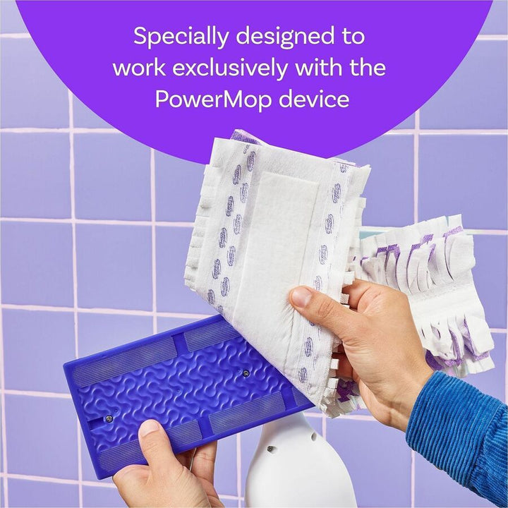 Image of Swiffer 12868CT Powermop Mopping Pads, Purple, 11 Pads/Box, 2 / Carton