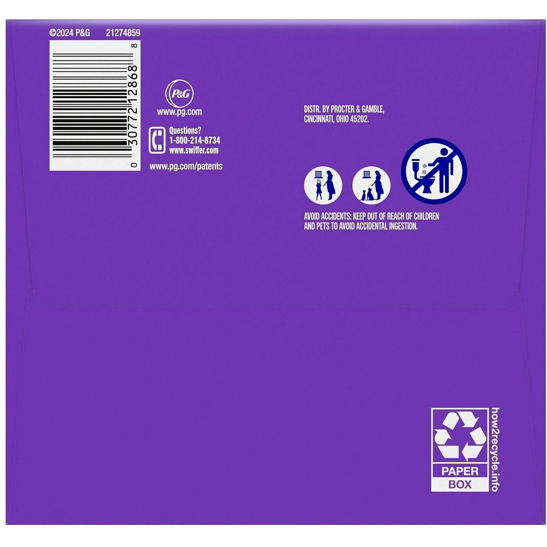 Image of Swiffer 12868CT Powermop Mopping Pads, Purple, 11 Pads/Box, 2 / Carton