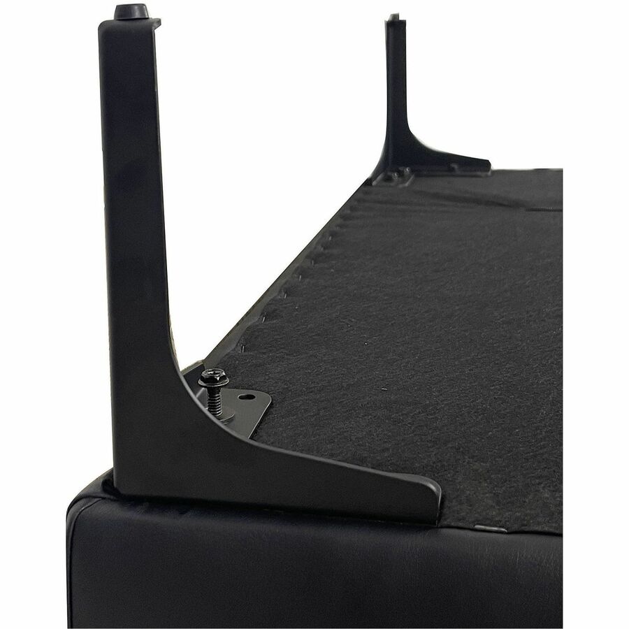 Image of Lorell 86951 Clarke Series Loveseat with Antimicrobial Upholstery and Power, 53.2" x 29.8" x 31" Overall Dimension, 1 Each