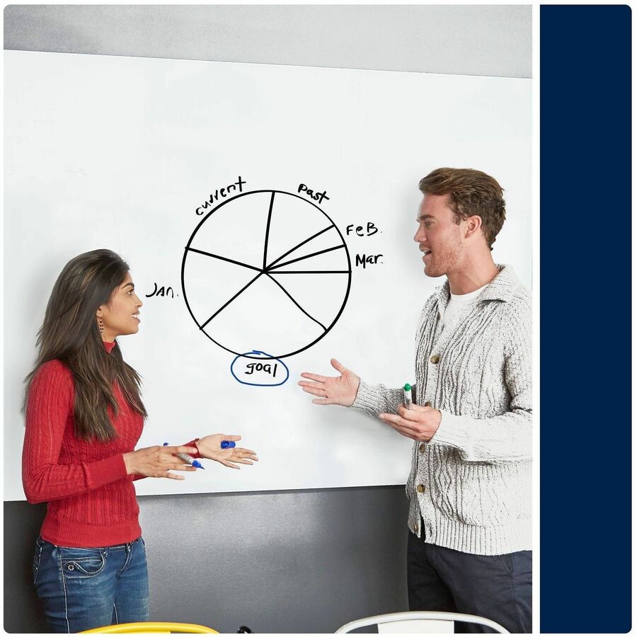 Image of Quartet Q14735F01IMW InvisaMount Anti-Glare Dry-Erase Board