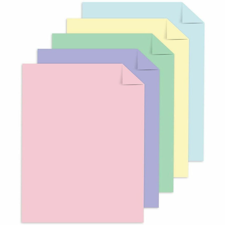 Image of Neenah 91803 Assorted Pastel Cardstock, Heavyweight, Pastel, 50 / Pack