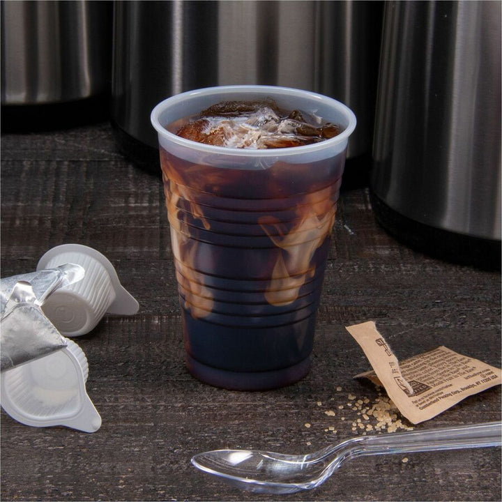 Image of SOLO® Cold Cups, Plastic, 7oz., 2500/CT, Translucent