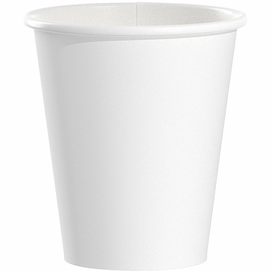 Image of SOLO® Paper Hot Cups, 6oz., 1000/CT, White