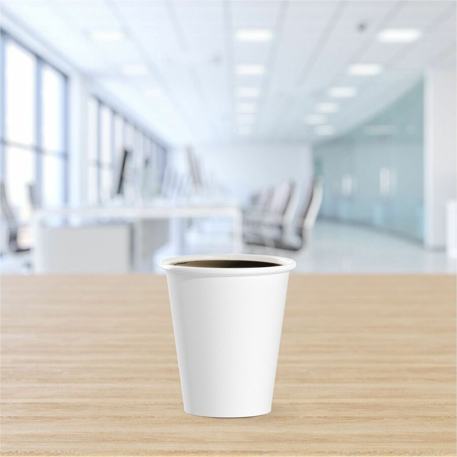 Image of SOLO® Paper Hot Cups, 6oz., 1000/CT, White