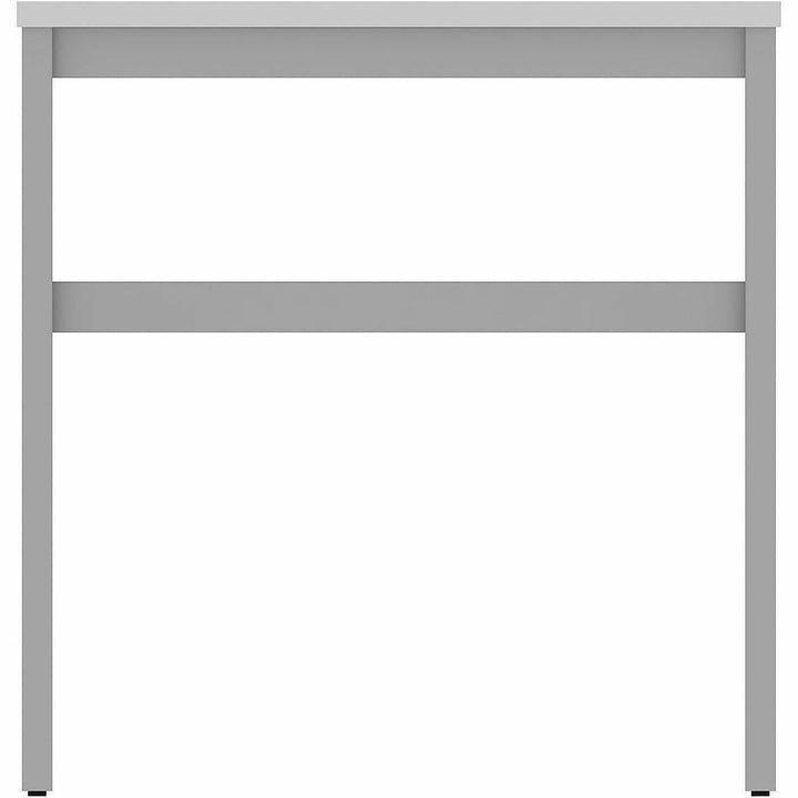 Image of Lorell 16284 Table Base, Powder Coated H-shaped, Silver Base, 28.50" H x 71.60" W x 29.10" Depth, Metal Base Material, 1 Each