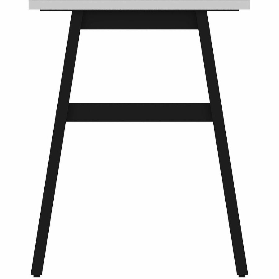 Image of Lorell 16286 Table Base, Powder Coated A-shaped, Black Base, 28.50" H x 71.60" W x 23.20" Depth, Metal Base Material, 1 Each