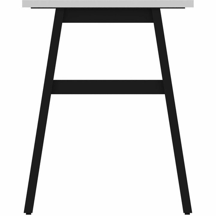 Image of Lorell 16286 Table Base, Powder Coated A-shaped, Black Base, 28.50" H x 71.60" W x 23.20" Depth, Metal Base Material, 1 Each