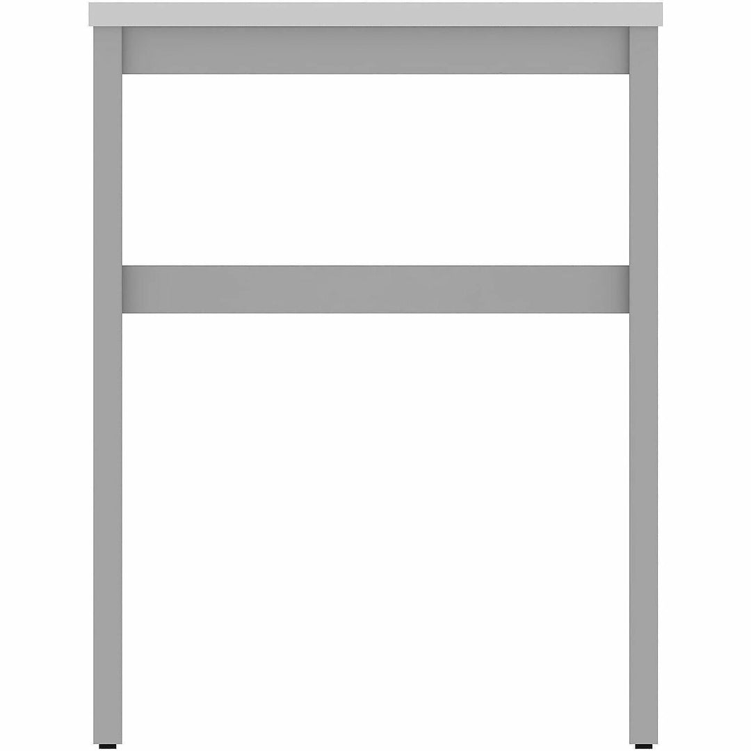 Image of Lorell 16283 Table Base, Powder Coated H-shaped, Silver Base, 28.50" H x 71.60" W x 23.20" Depth, Metal Base Material, 1 Each