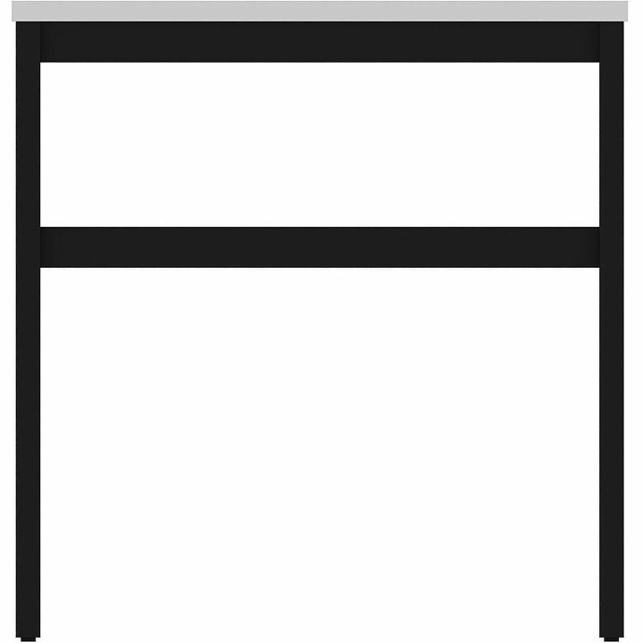 Image of Lorell 16281 Table Base, Powder Coated H-shaped, Black Base, 28.50" H x 71.60" W x 29.10" Depth, Metal Base Material, 1 Each