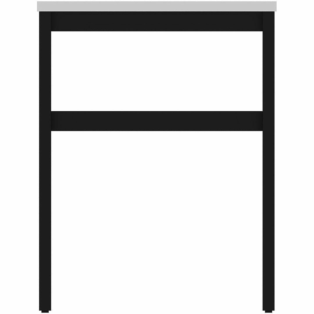 Image of Lorell 16280 Table Base, Powder Coated H-shaped, Black Base, 28.50" H x 71.60" W x 23.20" Depth, Metal Base Material, 1 Each