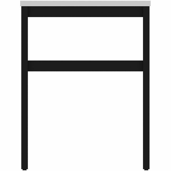 Image of Lorell 16280 Table Base, Powder Coated H-shaped, Black Base, 28.50" H x 71.60" W x 23.20" Depth, Metal Base Material, 1 Each