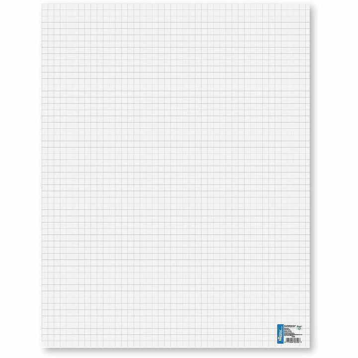 Image of Geographics 72709F Royal Brites Gridboard Poster Board, Project, Sign, Presentation, Chart, 22" W x 28" Depth, Grid, White, 24 / Carton