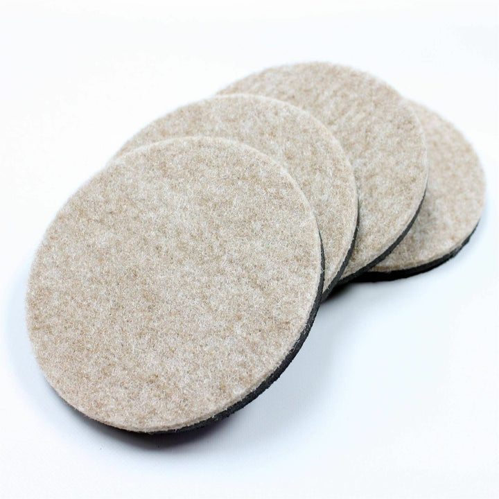 Image of Lorell 42328 Slider, Beige, 4 / Pack
