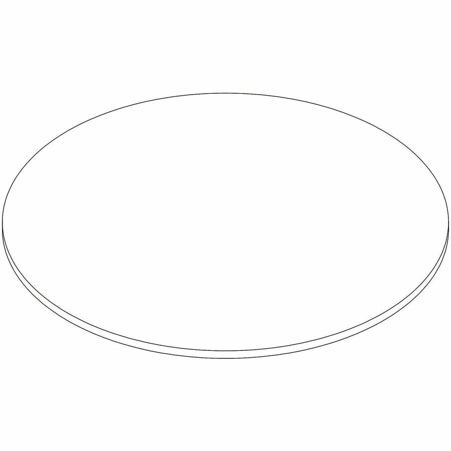 Image of Lorell 66361 Essentials Hospitality/Conference Round Table Top, Round Top, Assembly Required, Modern Elm, 1 Each
