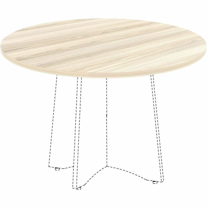 Image of Lorell 66361 Essentials Hospitality/Conference Round Table Top, Round Top, Assembly Required, Modern Elm, 1 Each