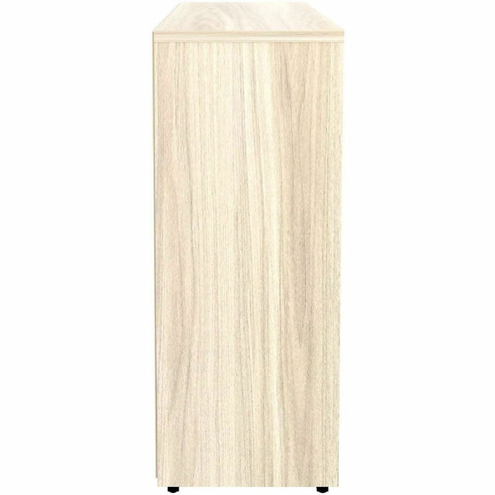 Image of Lorell 66339 Sturdy 2-Shelf Bookcase, 2 x Shelf(ves), Modern Elm, Assembly Required, 1 Each