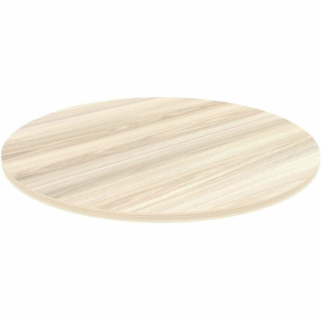 Image of Lorell 66362 Essentials Hospitality/Conference Round Table Top, Round Top, Assembly Required, Modern Elm, 1 Each