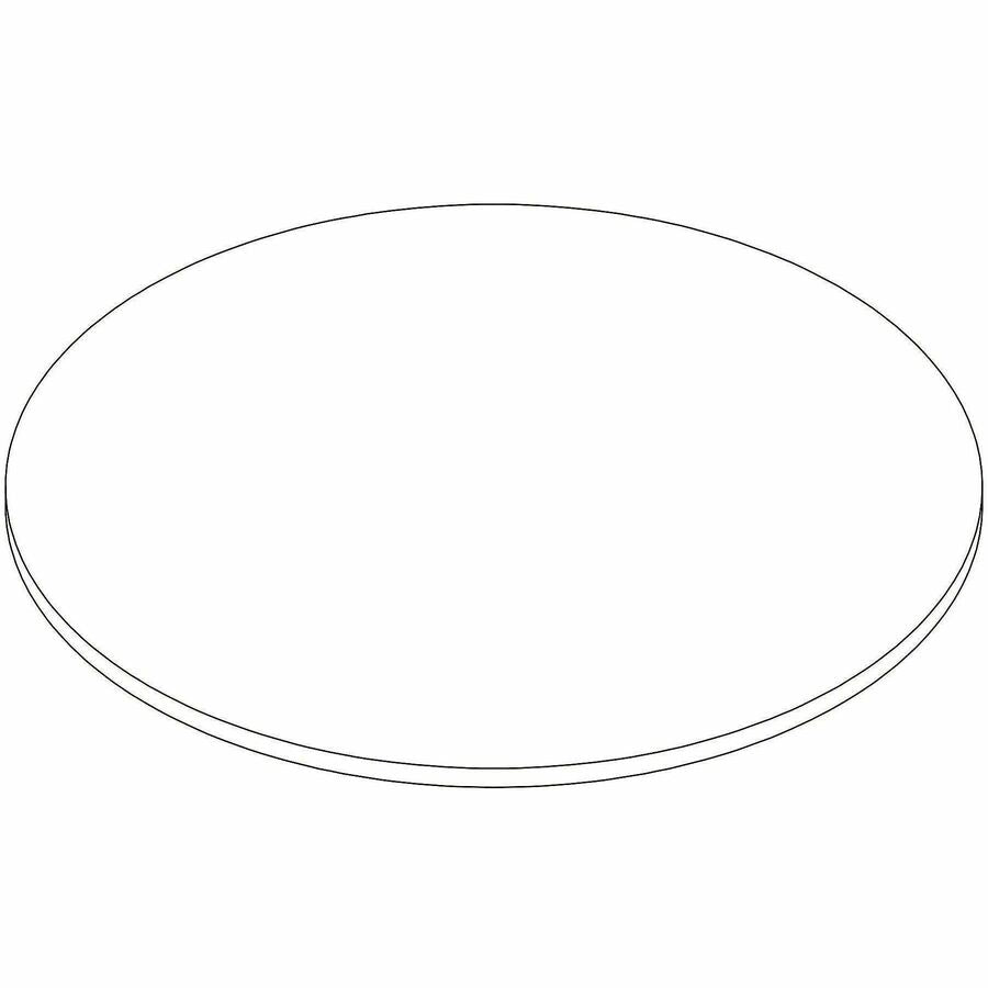 Image of Lorell 66362 Essentials Hospitality/Conference Round Table Top, Round Top, Assembly Required, Modern Elm, 1 Each