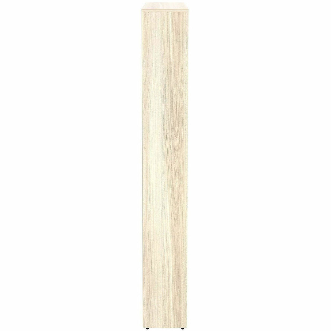 Image of Lorell 66344 Sturdy 6-Shelf Bookcase, 6 x Shelf(ves), Modern Elm, Assembly Required, 1 Each