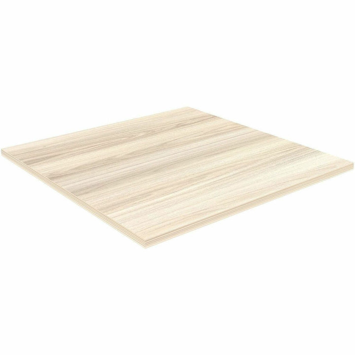 Image of Lorell 66365 Essentials Hospitality/Conference Square Table Top, Square Top, 36" Table Top Length, Assembly Required, Modern Elm, 1 Each