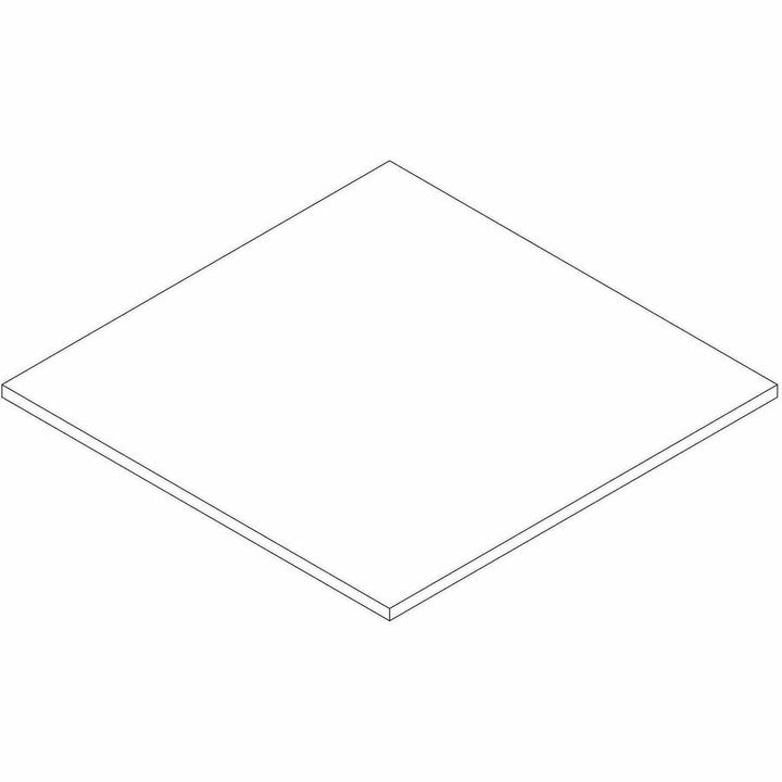 Image of Lorell 66365 Essentials Hospitality/Conference Square Table Top, Square Top, 36" Table Top Length, Assembly Required, Modern Elm, 1 Each