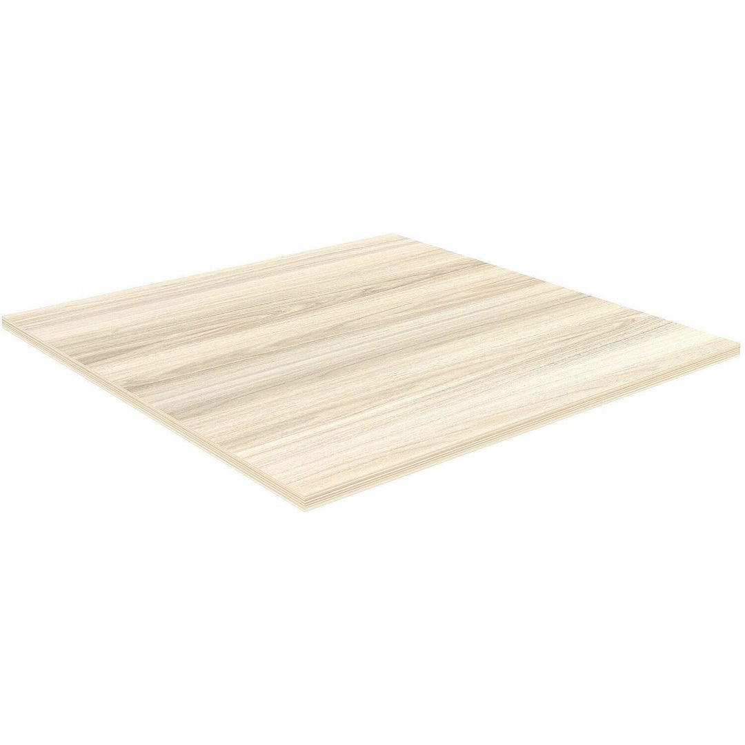 Image of Lorell 66364 Essentials Hospitality/Conference Square Table Top, Square Top, 42" Table Top Length, Assembly Required, Modern Elm, 1 Each