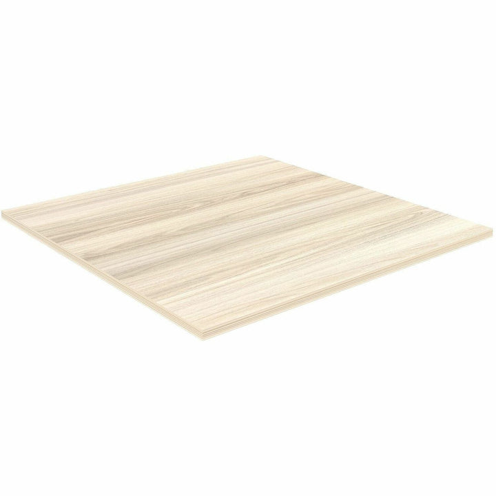 Image of Lorell 66364 Essentials Hospitality/Conference Square Table Top, Square Top, 42" Table Top Length, Assembly Required, Modern Elm, 1 Each