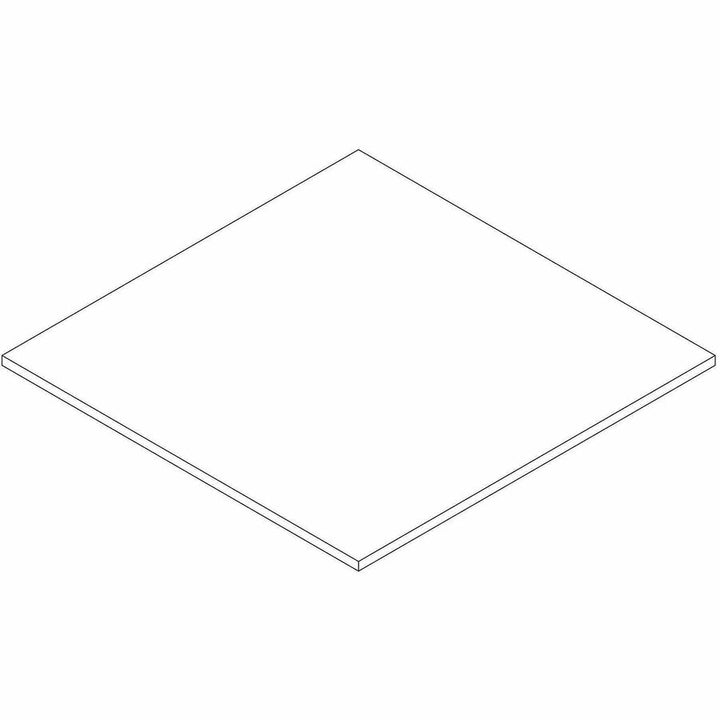 Image of Lorell 66364 Essentials Hospitality/Conference Square Table Top, Square Top, 42" Table Top Length, Assembly Required, Modern Elm, 1 Each