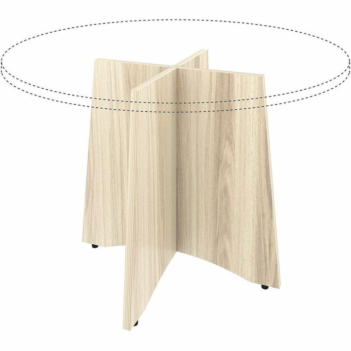 Image of Lorell 66360 Essentials Sturdy Table Base, Assembly Required, Modern Elm, 1 Each