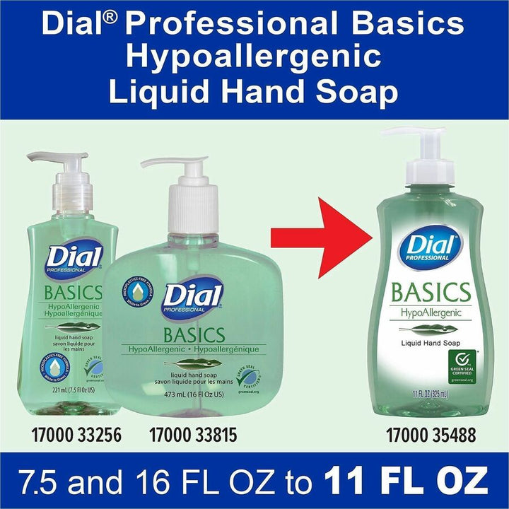 Image of Dial Professional 35488CT Basics Hypoallergenic Liquid Hand Soap