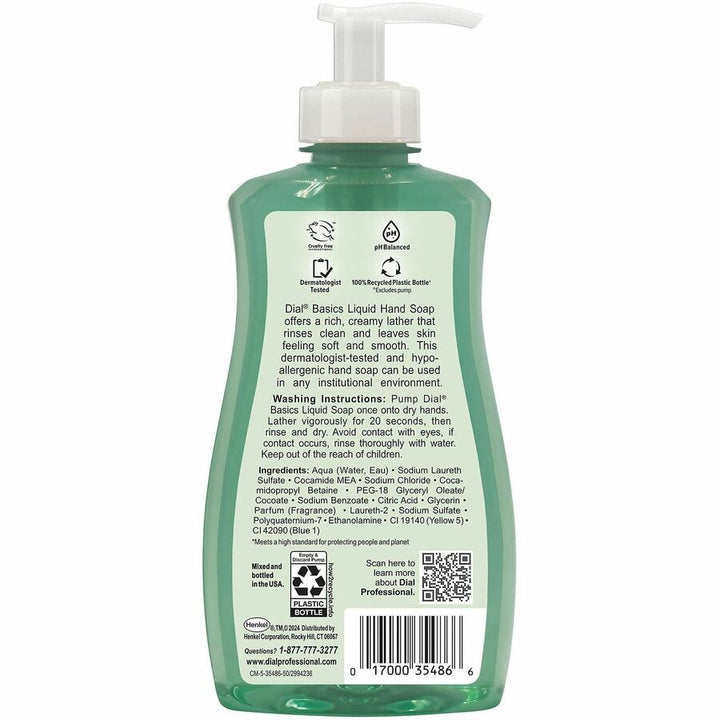 Image of Dial Professional 35488CT Basics Hypoallergenic Liquid Hand Soap