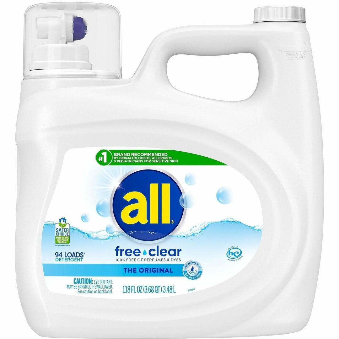 Image of all 47463CT Free Clear Liquid Laundry Detergent