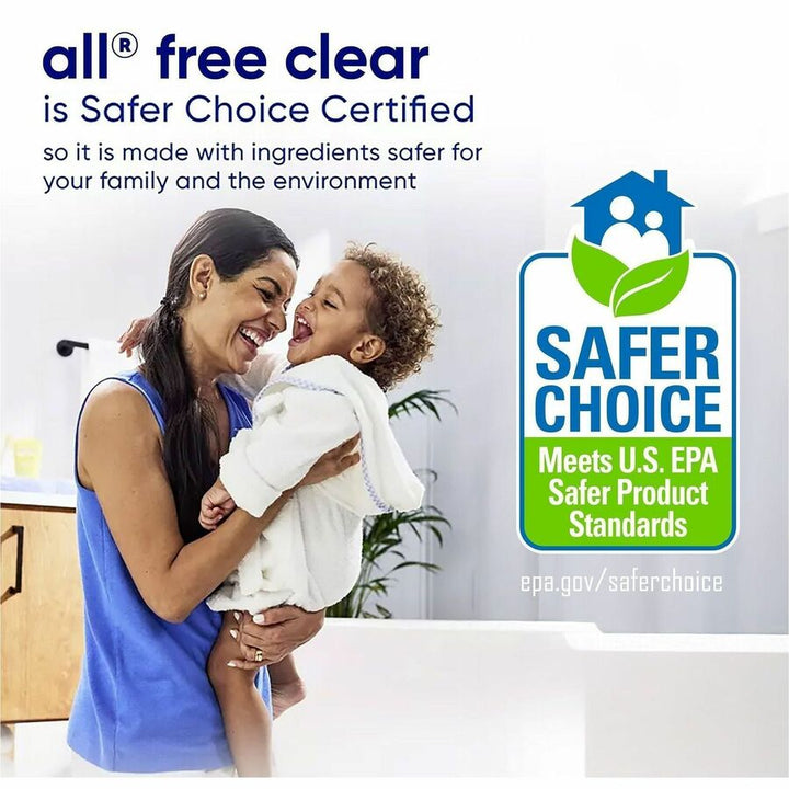 Image of all 47463CT Free Clear Liquid Laundry Detergent