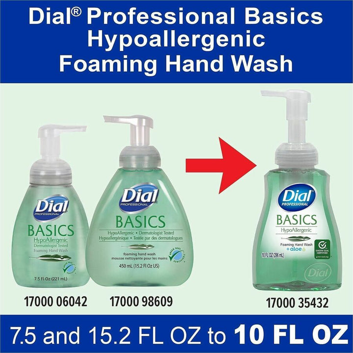 Image of Dial Professional 35432CT Basics HypoAllergenic Foam Hand Soap
