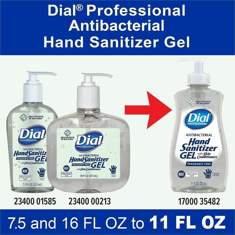 Image of Dial Professional 35482 Gel Antibacterial hand Sanitizer