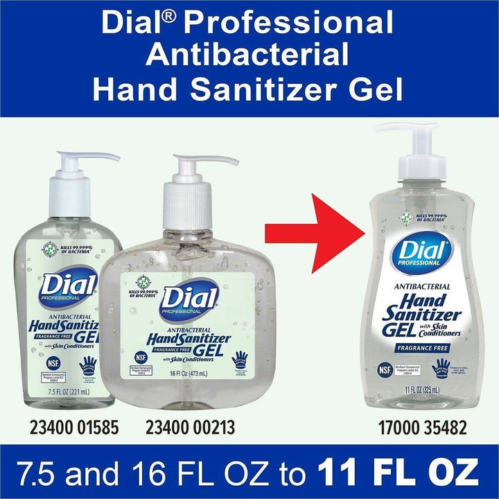Image of Dial Professional 35482 Gel Antibacterial hand Sanitizer