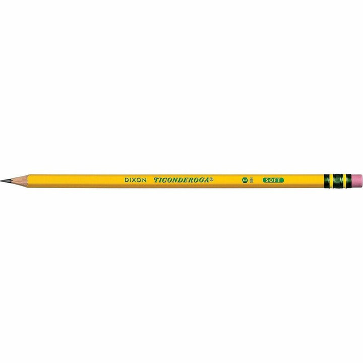 Image of Ticonderoga X13972 Wood Pencil, HB/#2, Broad Point, Yellow Barrel, 72 / Pack