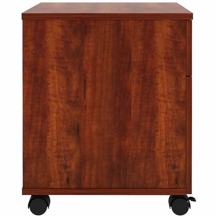 Image of Lorell 16239 File Cabinet, for File, Box, Mobility, Cherry, 1 Each