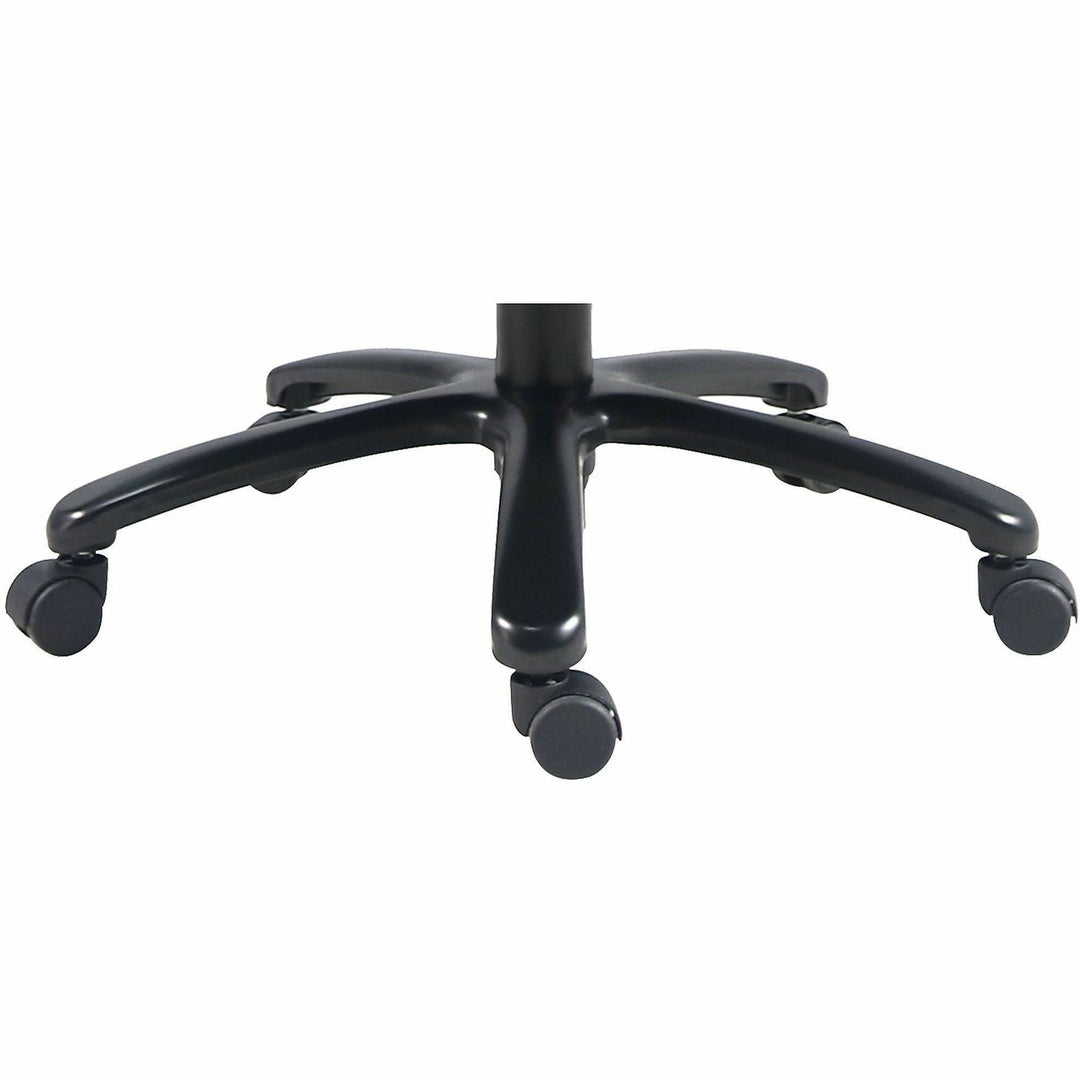 Image of Lorell 40221 Big & Tall Flip Arm Chair, Black, Vinyl, Armrest, 1 Each