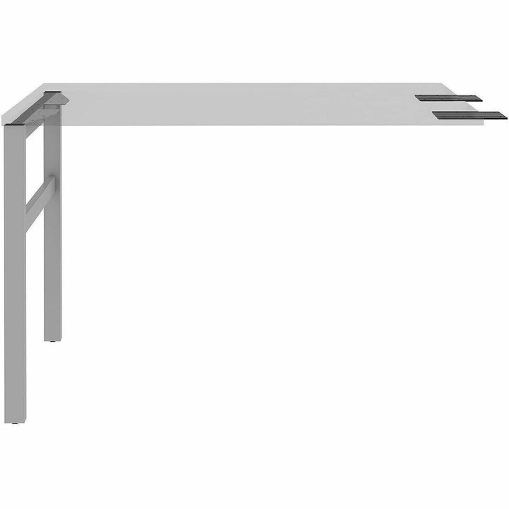 Image of Lorell 16285 Adjustable Table Leg Bases & Returns, Assembly Required, Silver, 1 Each
