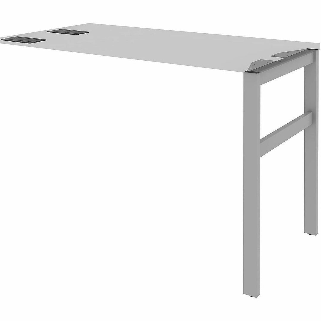 Image of Lorell 16285 Adjustable Table Leg Bases & Returns, Assembly Required, Silver, 1 Each