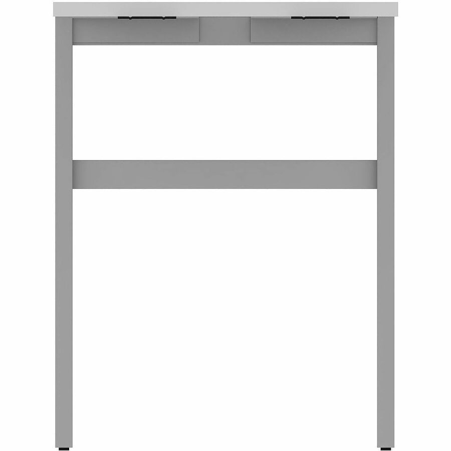 Image of Lorell 16285 Adjustable Table Leg Bases & Returns, Assembly Required, Silver, 1 Each