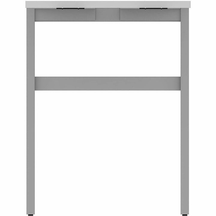 Image of Lorell 16285 Adjustable Table Leg Bases & Returns, Assembly Required, Silver, 1 Each
