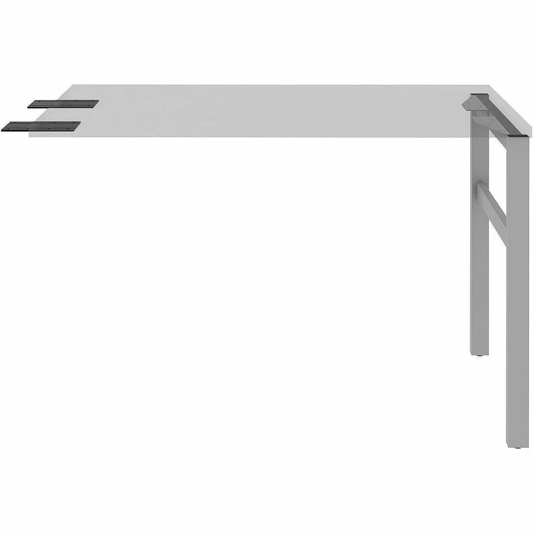 Image of Lorell 16285 Adjustable Table Leg Bases & Returns, Assembly Required, Silver, 1 Each
