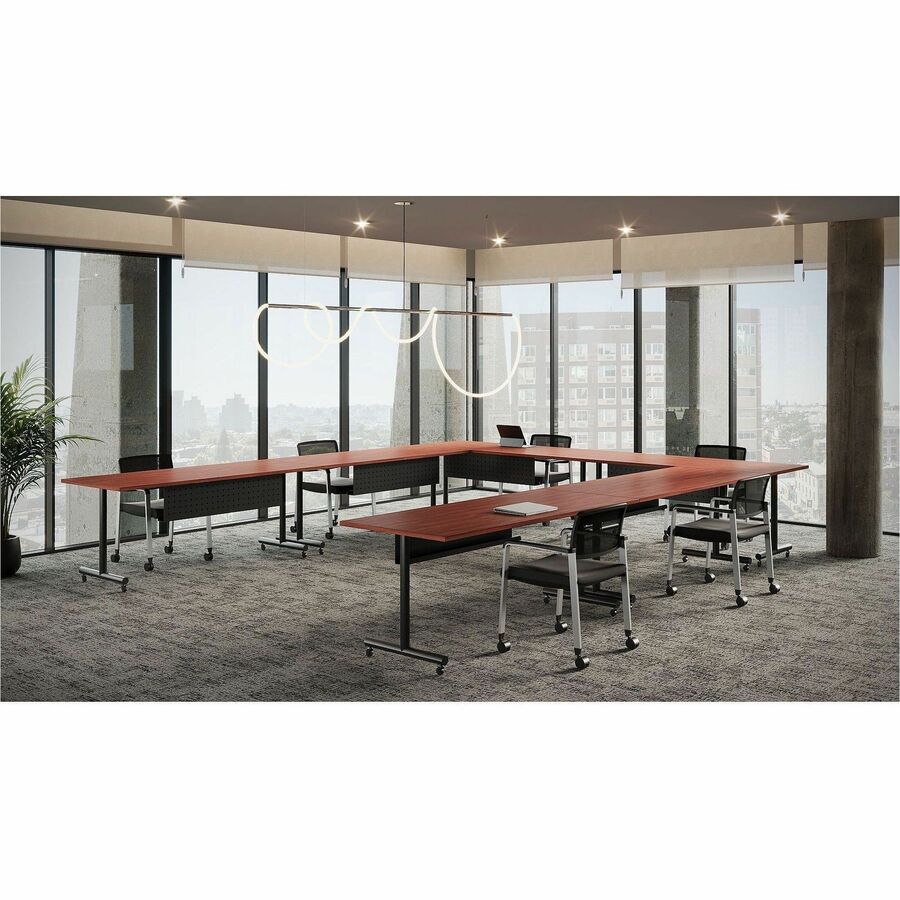 Image of Lorell 16263 Table Top, Cherry Top, Assembly Required, 1 Each