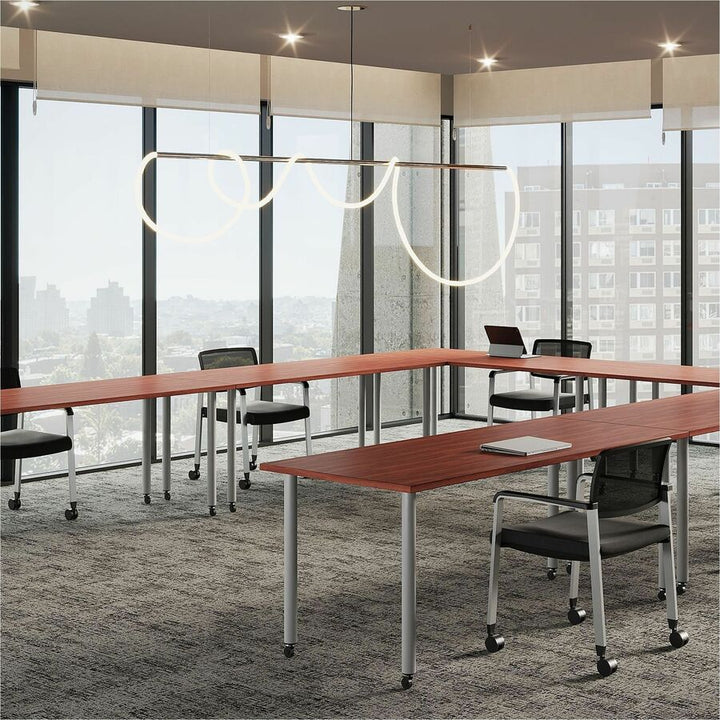 Image of Lorell 16263 Table Top, Cherry Top, Assembly Required, 1 Each